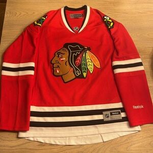 Chicago Blackhawks Reebok Blank Jersey